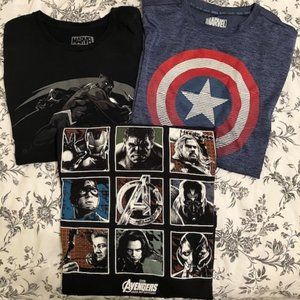 PRICE DROP!! Marvel Shirt Bundle - Set of 3 Large Men's T-shirts